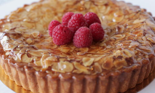 gâteau framboises